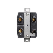 Leviton 50A 125/250V Locking Flush Mount Receptacle Black And White CS6369
