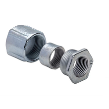 1 Inch Rigid 3 Piece Coupling Malleable Iron 853HDG (Pack of 15)