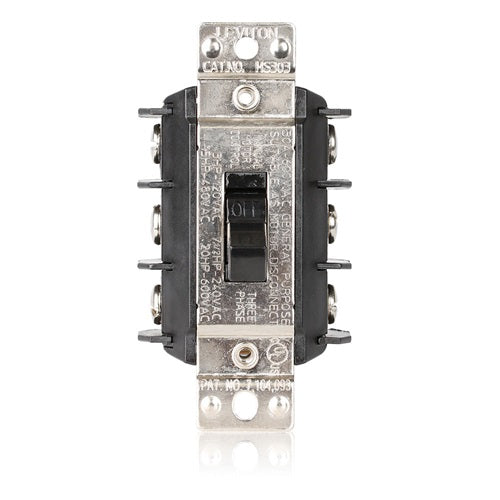 30A 600V Manual Motor Controller Black MS303-DSS