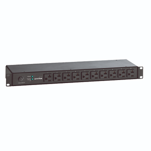 20A 120V Unmetered Horizontal Power Distribution Unit 10 Receptacle P1021-12S