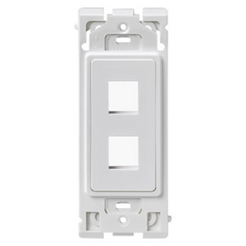 2-Port Insert White RE640-WW2