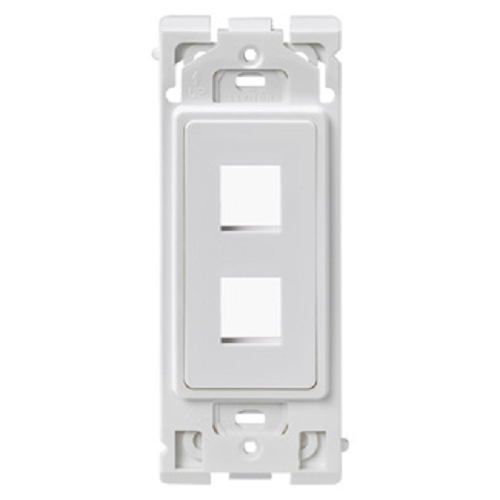 2-Port Insert White RE640-WW2