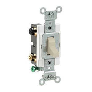 20A 120/277V Toggle 4 Way AC Quiet Switch Ivory CS420-2I