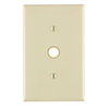 Leviton 1 Gang .406 Inch Cable Wallplate Midway Size Light Almond PJ11-T