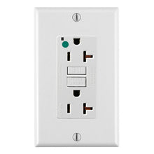 Leviton 20A 125V SmartlockPro GFCI Outlet White GFNT2-HGW