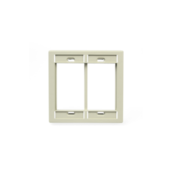 Dual Gang MOS Wallplate Light Almond 41290-DMT
