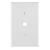 Leviton 1 Gang .406 Inch Cable Wallplate Midway Size White PJ11-W