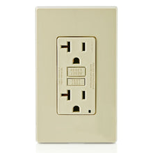 Leviton 20A 125V SmartlockPro Slim GFCI Receptacle Ivory GFNT2-I