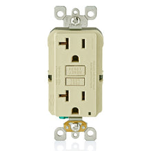 Leviton 20A 125V SmartlockPro Slim GFCI Receptacle Ivory GFNT2-I