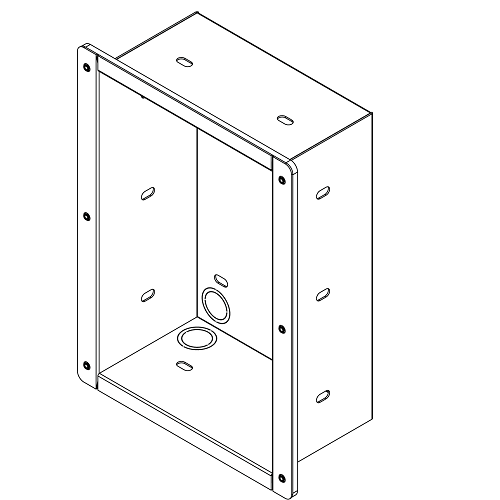 Flush Mount Sleeve For 500 Series And 600 Series Call Stations MS-600