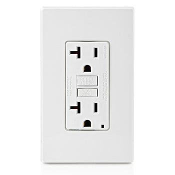 20A 125V SmartlockPro GFCI Receptacle White GFNT2-W