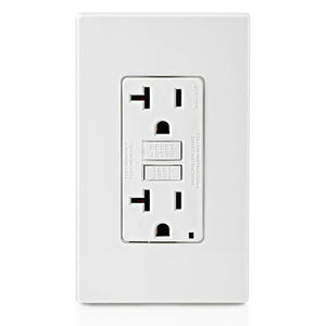 20A 125V SmartlockPro GFCI Receptacle White GFNT2-W