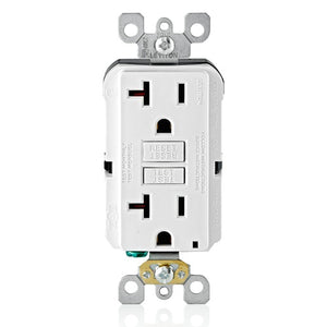 20A 125V SmartlockPro GFCI Receptacle White GFNT2-W