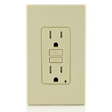 Leviton 15A 125V Tamper Resistant SmartlockPro GFCI Receptacle Ivory GFTR1-I