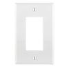 Leviton 1 Gang Decora Wallplate Midway Size White PJ26-W