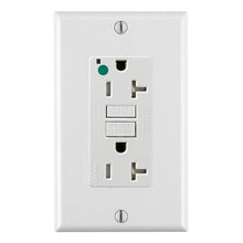 Leviton 20A 125V Tamper Resistant SmartlockPro GFCI Receptacle White GFTR2-HGW
