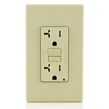 Leviton 20A 125V Tamper Resistant SmartlockPro GFCI Receptacle Ivory GFTR2-I