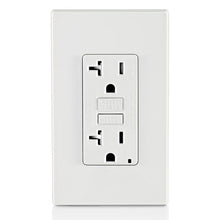 Leviton 20A 125V Tamper Resistant SmartlockPro GFCI Receptacle White GFTR2-W