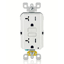 Leviton 20A 125V Tamper Resistant SmartlockPro GFCI Receptacle White GFTR2-W