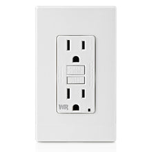 Leviton 15A 125V Weather Resistant SmartlockPro GFCI Receptacle White GFWR1-W