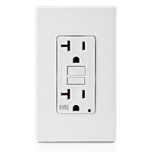 20A 125V Weather Resistant SmartlockPro GFCI Receptacle White GFWR2-W
