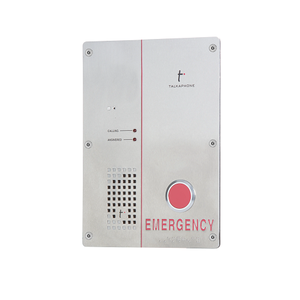 Analog Call Station With Emergency Button Signage ETP-520E