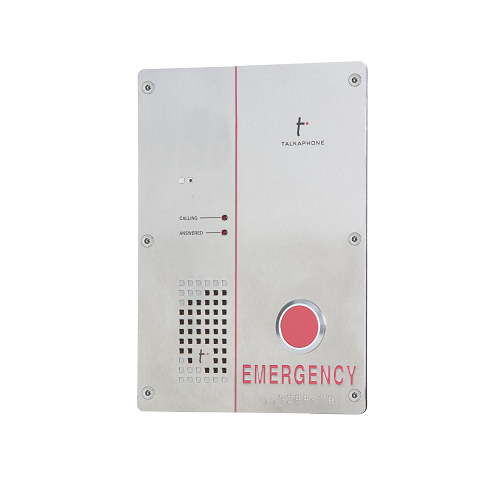 Analog Call Station With Emergency Button Signage ETP-520E
