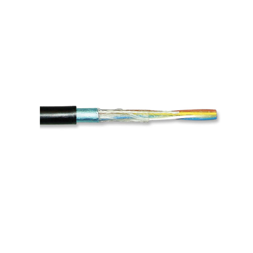 4 Pair 22 AWG BCBD Buried Distribution Wire Polyethylene Jacket Black 85-233-06 1400 m Reel