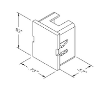 BLANK INSERT MODULE TRACKJACK 1 PK  10 EA WIREMOLD GRAY -  42100002-68