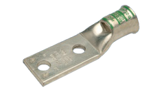 Copper Compression Lug - Standard Flared Barrel, Two Hole Tongue With Inspection Window 1000 Kcmil - BLU-100D-FL