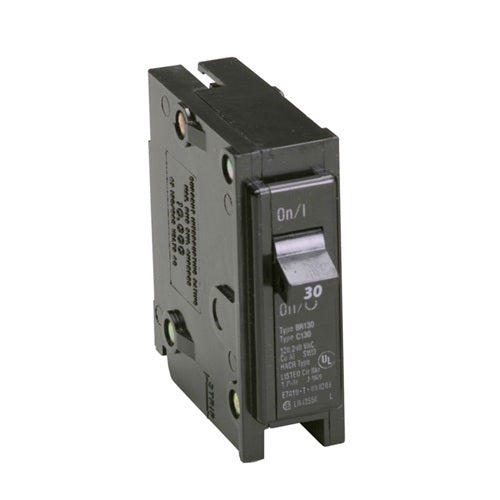 1 Pole Thermal Magnetic Circuit Breaker Type BR 1-inch Plug-on BR130