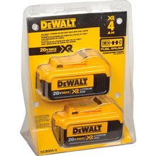 20V Li-Ion 20V DeWALT MAX Battery 4Ah Extended Capacity 2 Pack DCB204-2