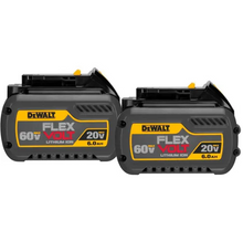 20/60V DeWALT Li-Ion Flexvolt Battery 6Ah Extended Capacity 2 Pack DCB606-2