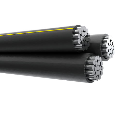 500' 1/0-1/0-1/0 Bergen Triplex Aluminum Conductor Underground Direct Burial 600V URD