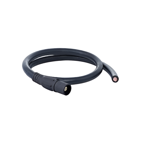 5 ft 4/0 Genflex Type W Pigtail Male/Female 16 Series Cam Connector to Bare End