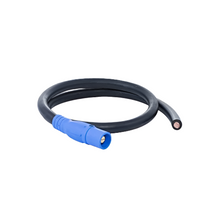 5 ft 4/0 Genflex Type W Pigtail Male/Female 16 Series Cam Connector to Bare End