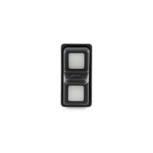 Black With 2 White Lens Switch Actuator VVJ9900-000