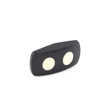 Black with 2 Circler White Lens Switch Actuator VVGAC00-000