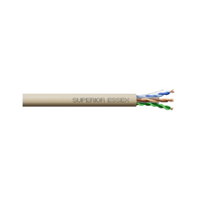 4 Pair 23 AWG Cat6 CMR/CMX Outdoor Sunlight Resistant Cable Black 77-246-E1 1000 ft BrakeBox
