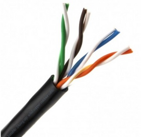 23 AWG Category 6 U/UTP 1000FT Black Outside Plant Cable 10139885