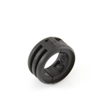 Black Hinged Conduit Clip Fitting CCSB08