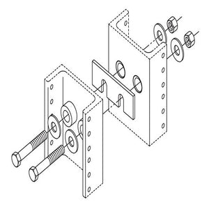 Two-Post Racks Rack Line-Up Spacer Kit 40702-700