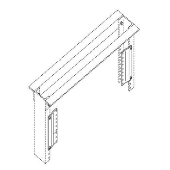 Rack Panel Adapters Mounting Holes Clear 31410-500