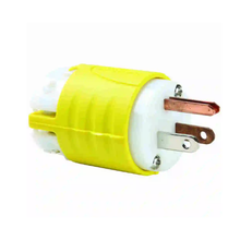 15A 125V 5-15P Yellow Extra Hard Use Corrosion Resistant Plug CR5266X