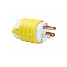 15A 125V 5-15P Yellow Extra Hard Use Corrosion Resistant Plug CR5266X