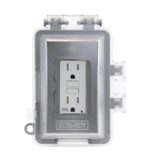 1 Gang Gray Plastic Extra Duty In use Cover CW1PC