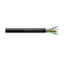 4 Pair 24 AWG Cat5e Aluminum Foil CMR/CMX Outdoor Sunlight Resistant Cable Black 5F-220-E1