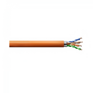 4 Pair 23 AWG Plenum Cat6A U/FTP Shielded Copper Cable Red 6S-220-9B 1000 ft Plywood Reel