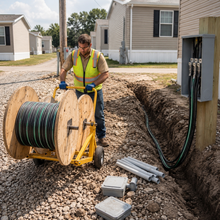 250' 2-2-2-4 Aluminum Mobile Home Feeder Cable