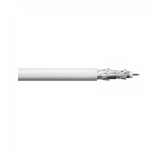 14 AWG Plenum RG-11 Coax Quad Shield Copper Clad Steel Cable White 78-34C-91 1000 ft Plywood Reel